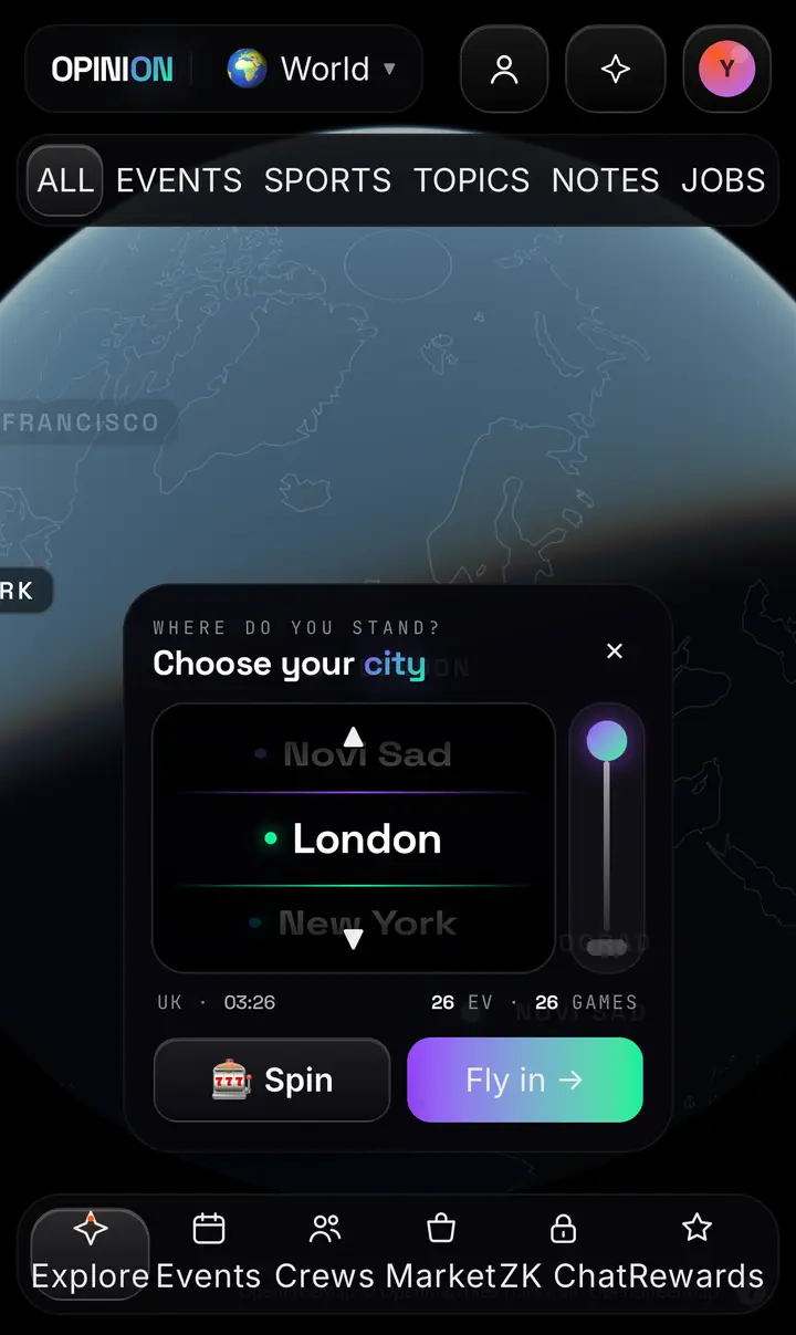OPINION city picker reel on iPhone: choose your city